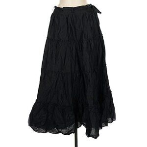 Jason Wu Tiered Black Skirt, Size M